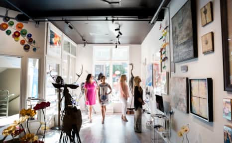 Galleries on Main Street – and throughout town – open and offer food, beverages and live music.