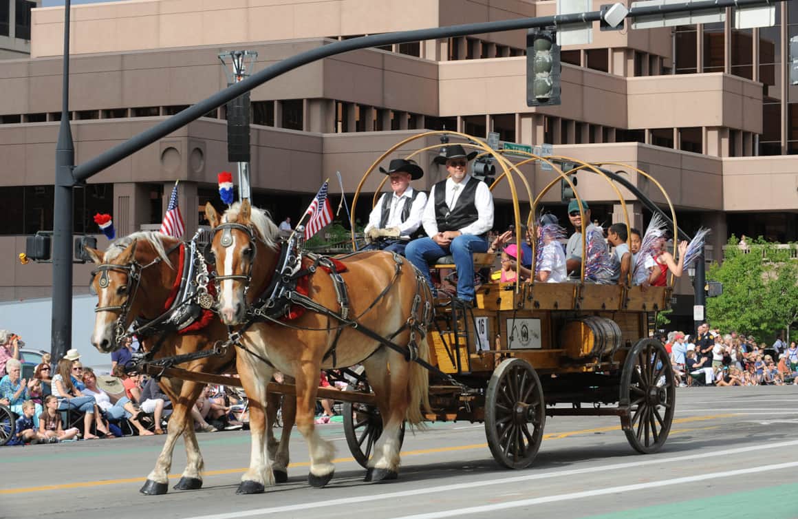 Salt Lake's Days of '47 Parade features an impressive mix of historical and modern floats.